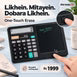 2-in-1 Calculator with Writing Notepad