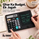 2-in-1 Calculator with Writing Notepad