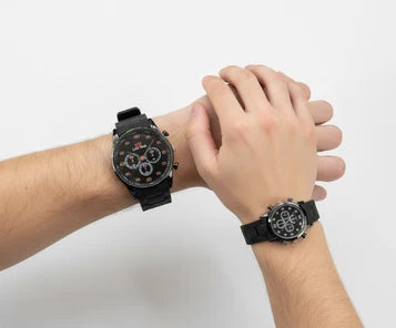 LT Royal Classic Black Couple Watch Set